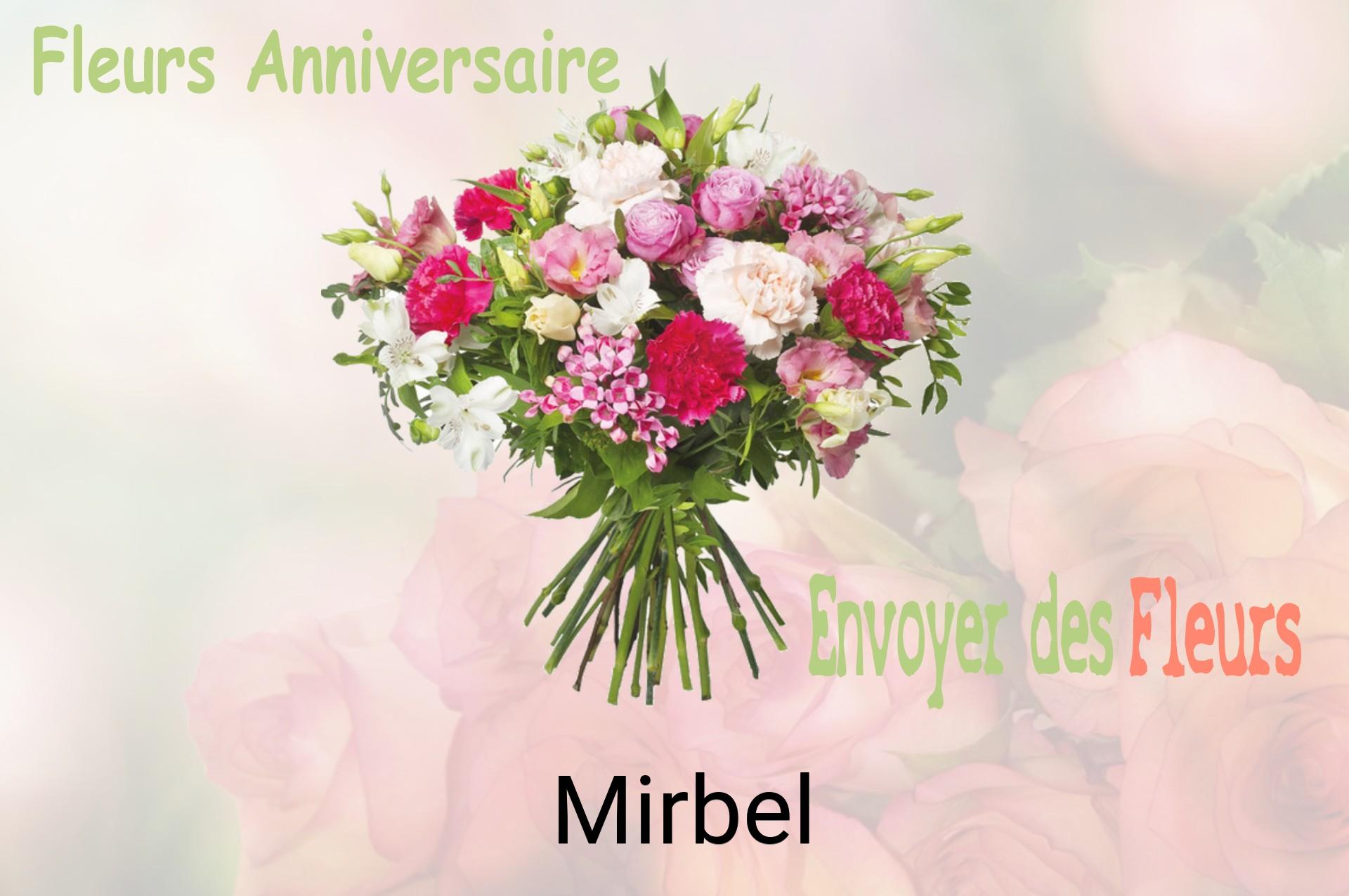 Bouquet de fleurs d’anniversaire livré à Mirbel